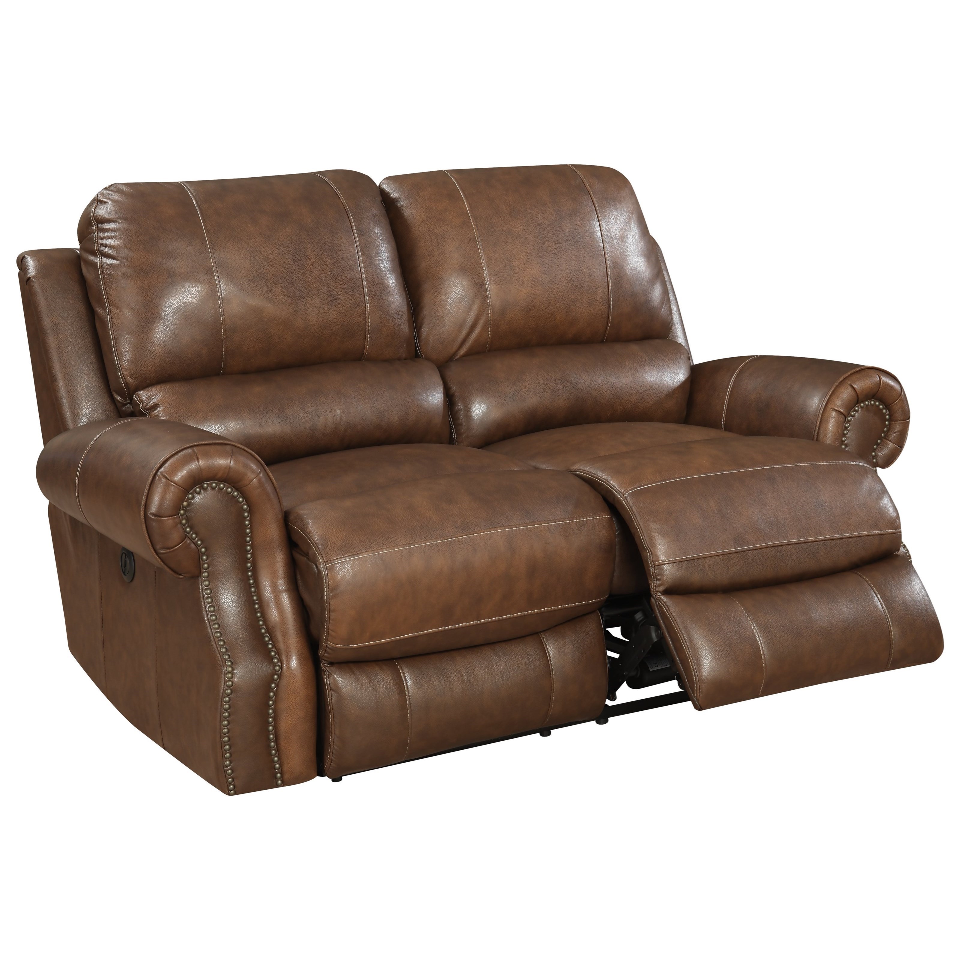 Elements International Walker UWKxx205P Power Motion Loveseat with